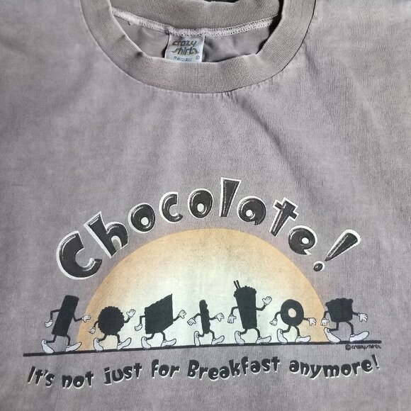 crazy shirts Other - Vintage Crazy Shirts Chocolate For Breakfast T-Shirt